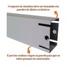 Suporte Pia de Chumbar 40cm 7 Pçs Grapa Granito Mão Francesa - 3