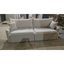 Ver imagem 4 de Sofá Cama Roma 100% Rebatível e Retrátil Luxo com Almofadas Decorativas e sem Caixa 2,10m