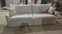 Ver imagem 4 de Sofá Cama Roma 100% Rebatível e Retrátil Luxo com Almofadas Decorativas e sem Caixa 2,10m
