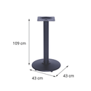 Ver imagem 4 de Base de Mesa Or 2206 Bisto Preto