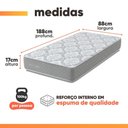 Ver imagem 4 de Cama Box Solteiro Double Face 100% D33 Edén 88x188x55cm Herval até - Suporta até 100kg