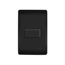 Ver imagem 1 de Interruptor Paralelo Fame Habitat Black com Placa 4x2 Preto
