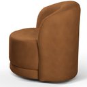 Ver imagem 5 de Poltrona para Sala de Estar Madeira Maciça Base Giratória Alice