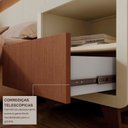 Ver mais imagens de Cabeceira Casal Queen com 2 Mesas de Cabeceira LED 3000k e Tomadas 100% MDF Mabel