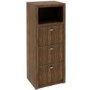 Ver imagem 2 de Armário para Escritório com 3 Gavetas Arquivo Nogal