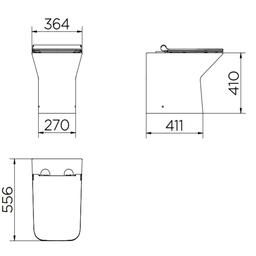 Vaso Sanitário Convencional Docol Stillo Branco Completo - 5