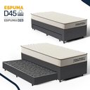 Ver imagem 5 de Cama Box Solteiro com Colchão de Espuma D45 Double Comfort + Auxiliar de Espuma Unique 88cm