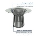 Ver imagem 6 de Conjunto Sala de Jantar Mesa Redonda Tampo de Vidro Valência 120cm com 6 Cadeiras Barcelona