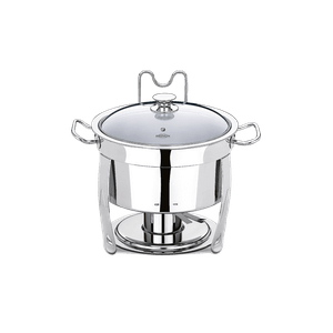 Rechaud Redondo Brinox Savoy 8 Litros 33 X 43 Cm Aço Inox