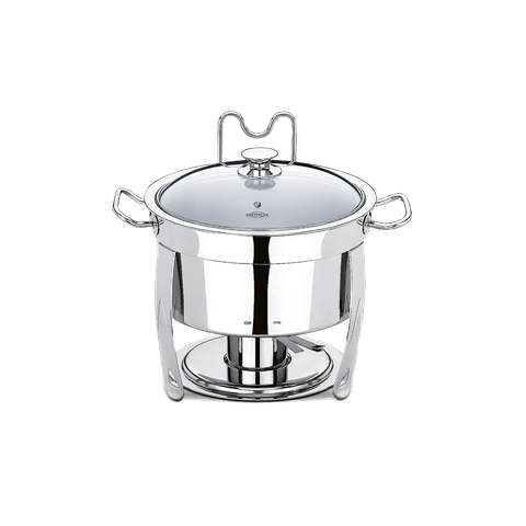 Rechaud Redondo Brinox Savoy 8 Litros 33 X 43 Cm Aço Inox