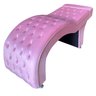 Maca Estética Estofada M1 80cm Veludo Rosa Chiclete - In9 Decor - 1