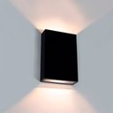 Ver imagem 1 de Arandela Retangular C/2 Fachos 4w 3000k 130lm Ip65 Preto-astraled