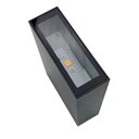Ver imagem 2 de Arandela Retangular C/2 Fachos 4w 3000k 130lm Ip65 Preto-astraled