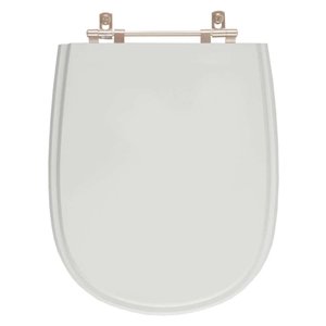 Tampa de Vaso Paris Sterling Silver (cinza Claro) para Bacia Ideal Standart