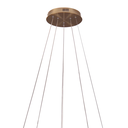 Ver imagem 1 de Pendente Oca Dourado e Transparente (d)60+40cm (a)4cm 32w + 22w 3000k 3168lm - Gd002