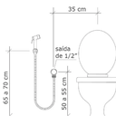 Ver imagem 7 de Ducha Higiênica Completa Quadrado Preto Fosco Black Edition