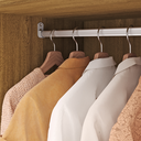 Ver imagem 4 de Guarda Roupa Casal 6 Portas Elegance Nature Alasca com Espelho Móveis Vila Rica