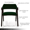 Ver imagem 5 de Conjunto Mesa de Jogos Carteado Bellagio Tampo Reversível e 4 Cadeiras Madeira Poker Base Estrela Ve