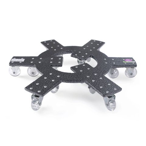 Suporte Alum. Invisível 50cm C/15 Rodas até 600kg Tech Plant