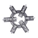 Ver imagem 3 de Suporte Alum. Invisível 50cm C/15 Rodas até 600kg Tech Plant