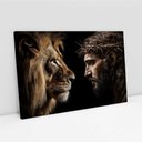 Ver imagem 2 de Quadro Decorativo Jesus Leão Sala Quarto Casa Escritório