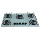 Ver imagem 1 de Cooktop Gás 5 Bocas Ultra Chama 127/220 Branco