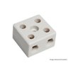 Conector Porcelana 16mm 2 Polos 04.13 C/12pçs - 1
