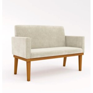 Namoradeira Nina Base Reforçada - Suede - Palladium Decor