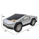 Ver mais imagens de Cama Carro Cyber Bed Solteiro Futurista Rodas Embutidas:cinza