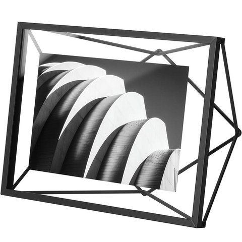 Porta Retrato Prisma 10x15cm Preto Umbra