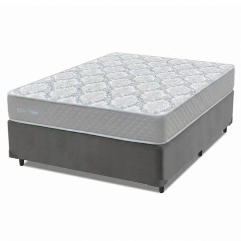 Cama Box Casal Double Face 100% D33 Edén 138x188x55cm Herval até - Suporta até 100kg por Pessoa