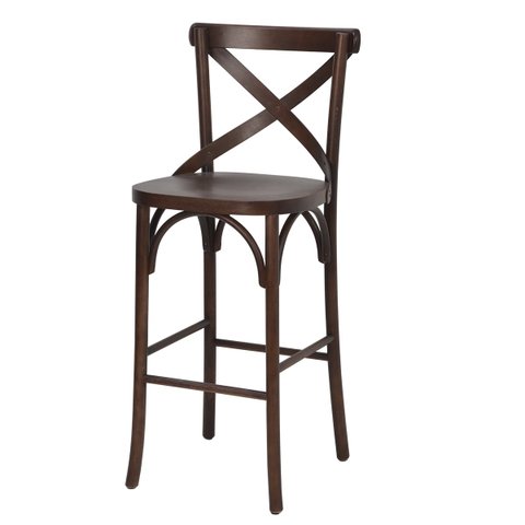 Banqueta Alta X Espanha Bar Barzinho Churrasqueira - Imbuia