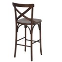 Ver imagem 2 de Banqueta Alta X Espanha Bar Barzinho Churrasqueira - Imbuia