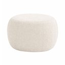 Ver imagem 1 de Puff Boreal 70cm Bouclé Off White - Sallar Home
