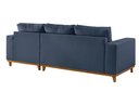 Ver imagem 5 de Sofá Fixo com Chaise 2,5m Cronos Linho com Molas Lado Direito Meu Sofá Online