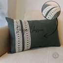 Ver imagem 7 de Almofada Atelier Renda Retangular Verde 50x30