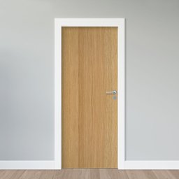 Adesivo de Porta - Revestimento Freijó - 1