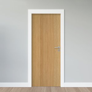 Adesivo de Porta - Revestimento Freijó