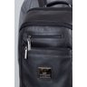 Mochila grande masculina de couro Marcelo - Preta - 4