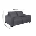 Ver imagem 2 de Sofá Istambul 3 Lugares 1,80cm - de Casa Décor e Estofados.