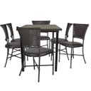 Ver imagem 1 de Jogo Mesa e 6 Cadeiras Gramado de Área Tabaco, Móveis Interno e Externo Em Fibra Sintética