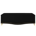Ver imagem 6 de Cabeceira e Calçadeira Baú Cama Box Casal Belize 140cm Corano Preto - Abmaza