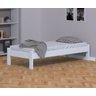 Cama de Solteiro Turca de Madeira Maciça Reforçada Branco - 1
