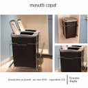 Ver imagem 3 de Lixeira com Corrediças Telescópicas Deslizantes Preto Dupla 15L para Cozinha Dimec