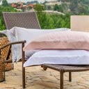 Ver imagem 1 de Jogo de Cama Casal 400 Fios Ajour - Artelassê Kaki Camelo