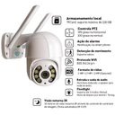 Ver imagem 5 de Câmera Segurança Wi-fi Externa Noturna Branca Sensor
