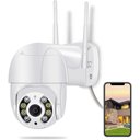 Ver imagem 2 de Câmera Segurança Wi-fi Externa Noturna Branca Sensor