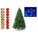 Ver imagem 3 de Arvore de Natal Pinheiro 1,2 Metros 90 Galhos com Enfeites