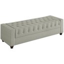 Ver imagem 1 de Recamier Calçadeira Bau 140 Cm Pes Mdf Parri Linho Sl 76 Peer
