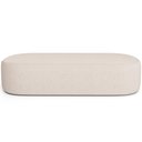 Ver imagem 4 de Cabeceira Cama Box King 195cm Lanna com Puff Recamier Doha W01 Linho Cru - Lyam Decor